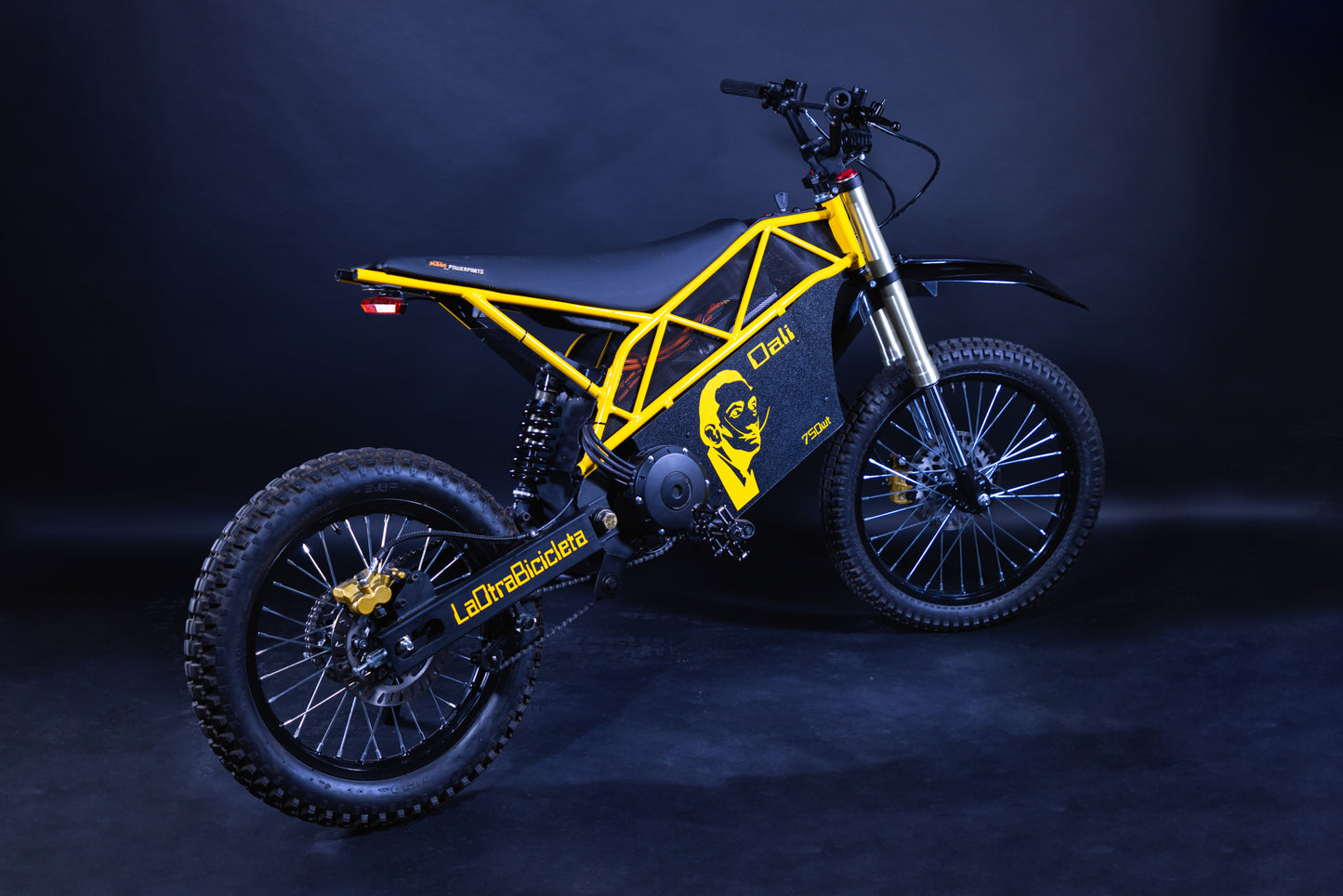 Golden yellow 14Kw Electric Bike-Demo Bike